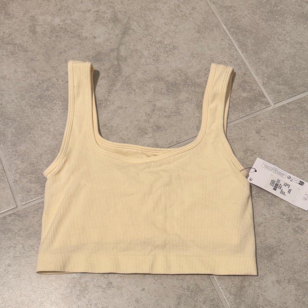 Primark Cream Ribbed Bandeaus
